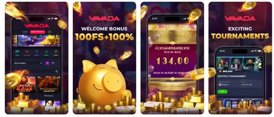 Вавада приложение